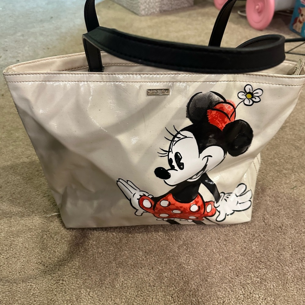 Kate spade Disney Cream and Black Minnie Mouse Tote
